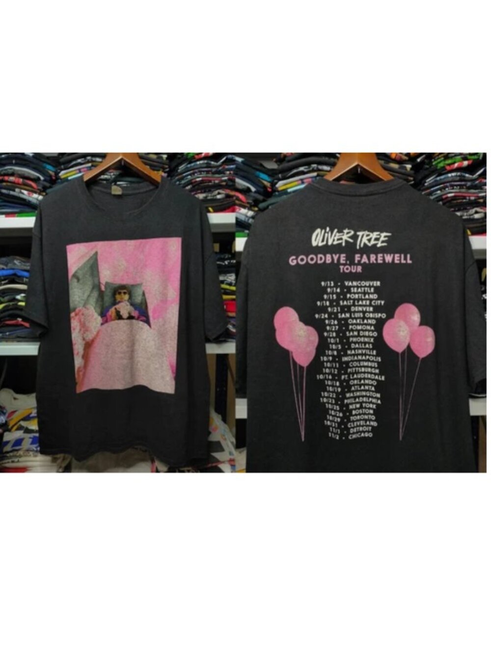 Oliver Tree Goodbye Farewell Tour Double Sided Graphic Unisex T-shirt